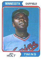 1974 Topps Baseball Cards      122     Jim Holt